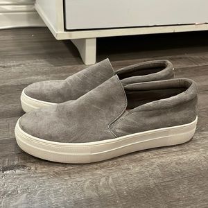 Steve Madden Grey Slip On Shoe